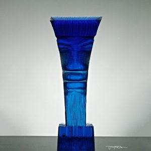 Aqua Glass Sculpture