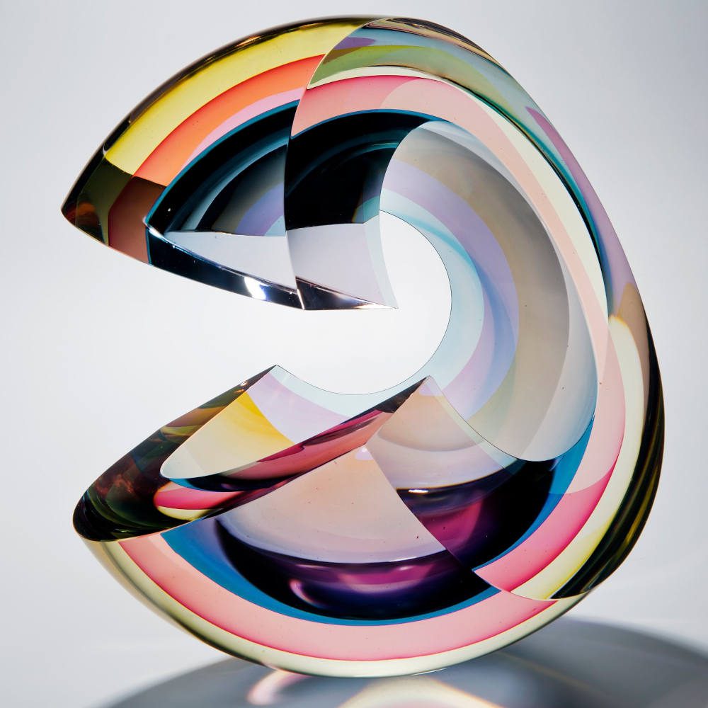 Glass sculpture discount