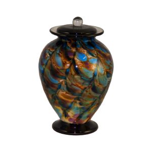 Colourful Glass Urn