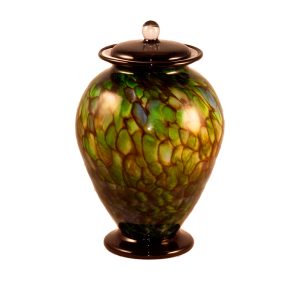 Colourful Glass Urn