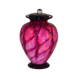 Colourful Glass Urn