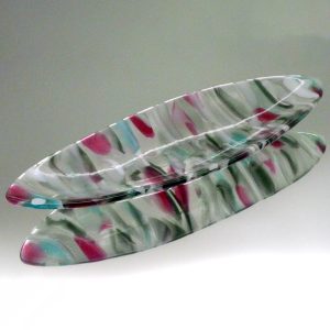 Glass Art Platters
