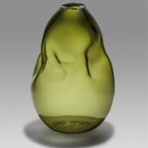 Green Glass Sculpture Remigijus Kriukas Glass Artist