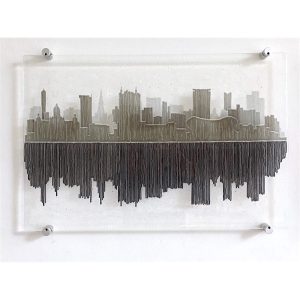 Monochrome Glass Wall Art