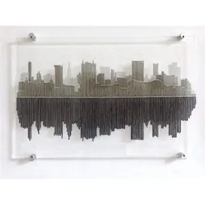 Monochrome Glass Wall Art