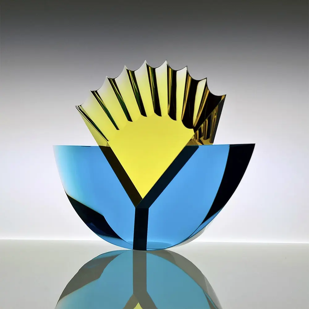 Colourful Art Glass Sculpture