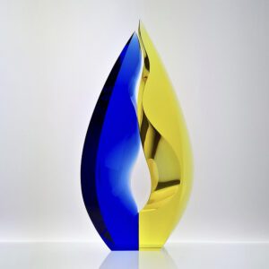 Colourful Glass Art Sculptures