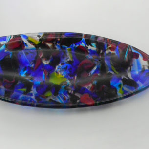 Colourful Glass Platter