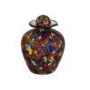 Colourful Glass Urns