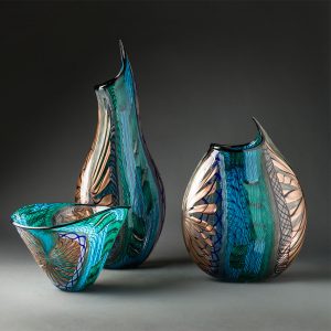 Colourful Murano Vases