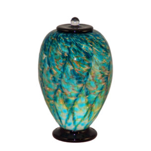 Decorative Glass Urn