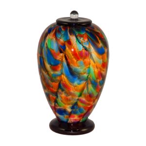 Decorative Glass Urn