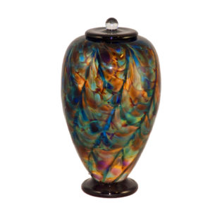 Decorative Glass Urn