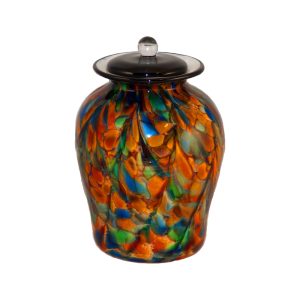 Glass Memorial Urns