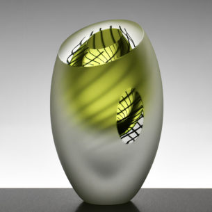 Handblown Glass Art Vases