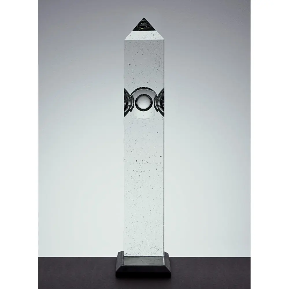 Modern Optical Glass Sculpture Jaroslav Svoboda