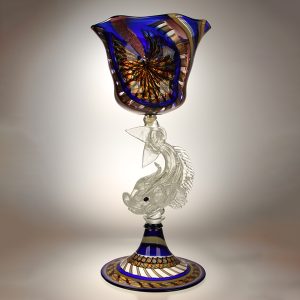 Large Art Glass Vessel