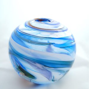 Small Glass Vase by Katherine Austin Glass