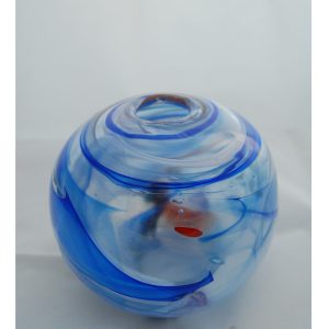 Small Glass Vase by Katherine Austin Glass