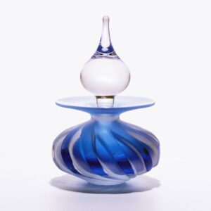 Art Glass Bottle Blue