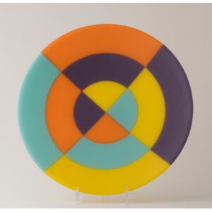 Coloured Glass Plates