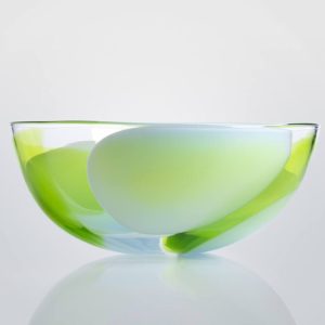 Glass Bowl Centerpiece Neil Wilkin Glass Artist