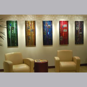 Modern Glass Wall Art