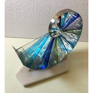 Galaxy Sculpture Peter Newsome Glass