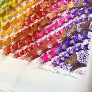 Rainbow Paper Art