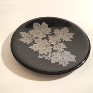 Iridescent Glass Plate