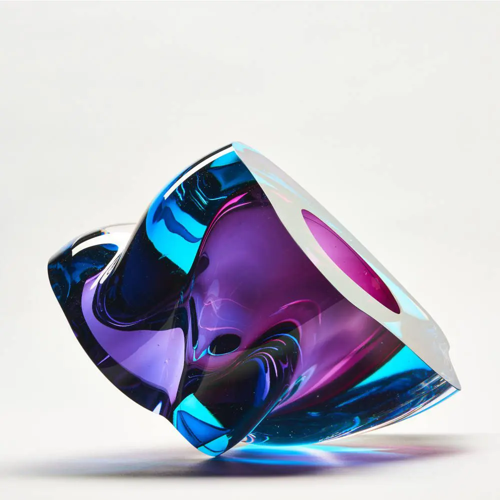 Contemporary Blown Glass ‘Parallax Twist’ by Tim Rawlinson - Image 2