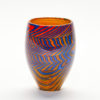 Modern Glass Art Vase by Peter Layton Glass