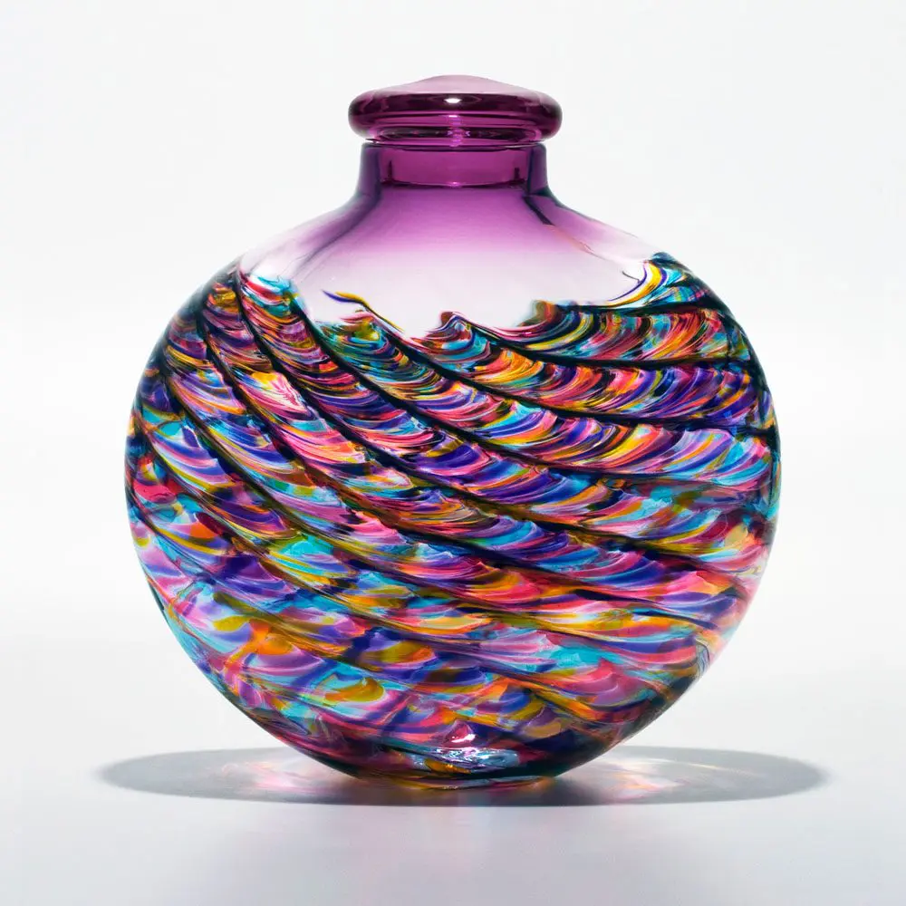 Colourful Art Glass Vessels