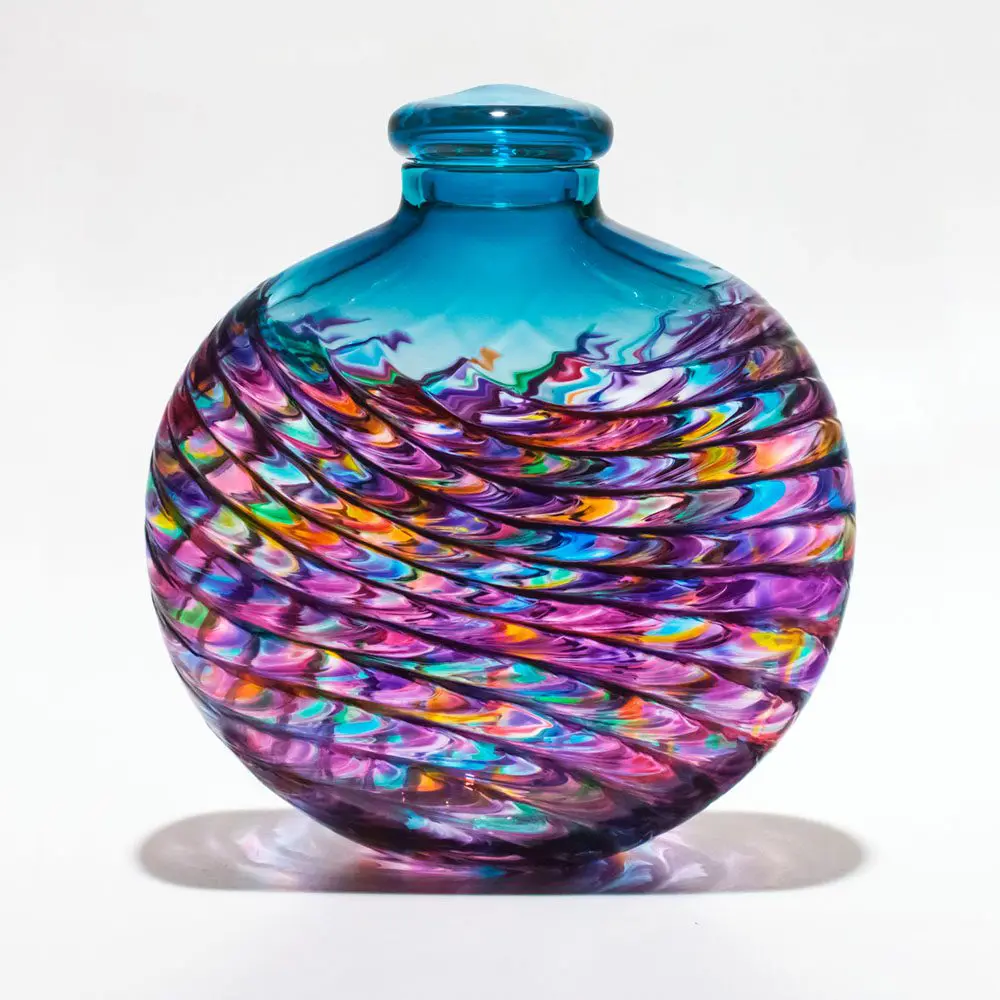 Colourful Art Glass Vessels