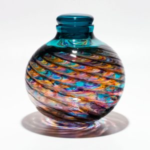 Colourful Art Glass Vessel