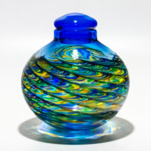 Colourful Art Glass Vessel