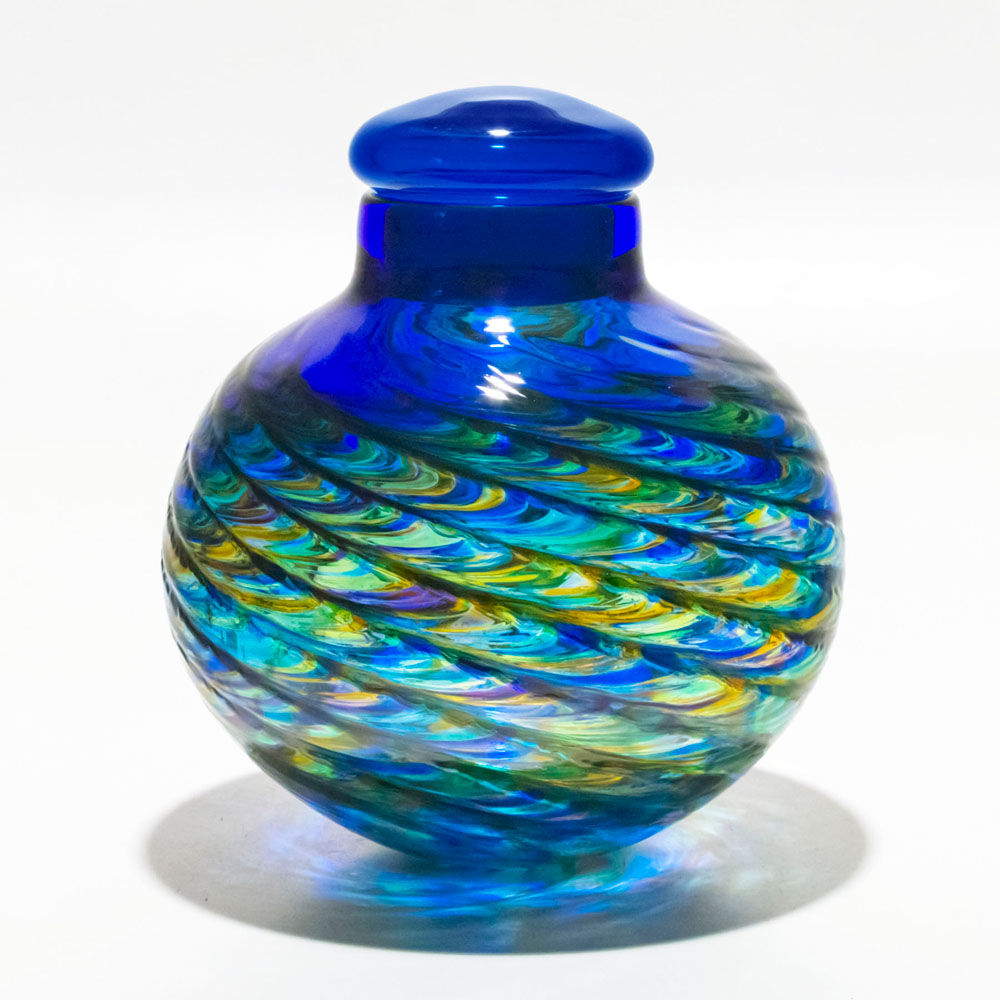 Colourful Art Glass Vessel