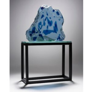 Contemporary Sculpture Glass by Barbara Kenneally Glass artist