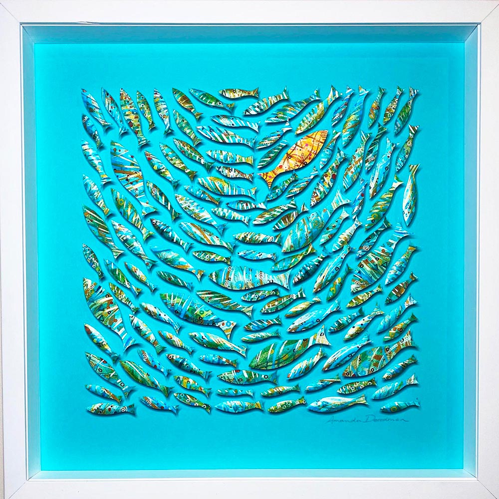 Fish Wall Art I 'Go Your Own Way' by Amanda Deadman I Boha Art