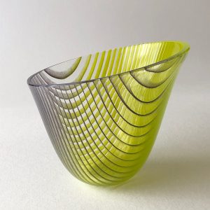 Green Art Glass Vessel