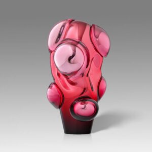 Pink Glass Ornaments Remigijus Kriukas Glass Artist