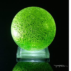 Round Glass Sculpture