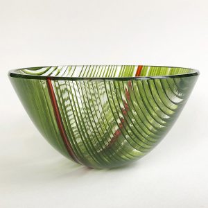 Striped Glass Vessel