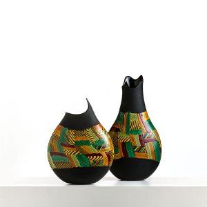 Decorative Glass Vase Gianluca Vidal Glass Artist