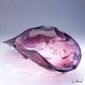Decorative Glass Centrepiece byby Evans Atelier