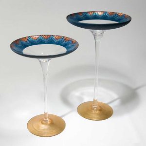 Glass Art Dish