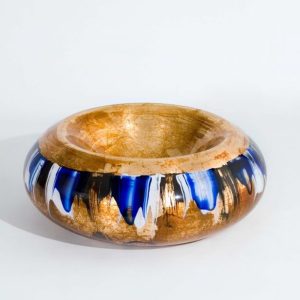 Handblown Glass Art Bowl