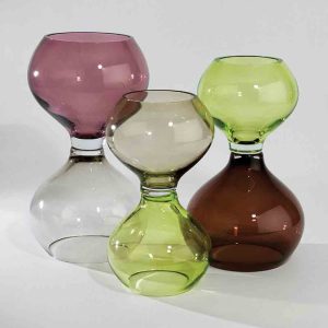 Hourglass Glass Vases