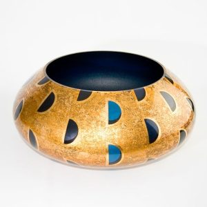 Large Glass Art Bowl