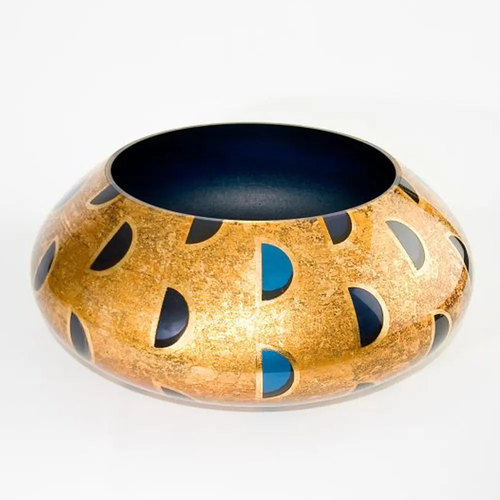 Large Glass Art Bowl